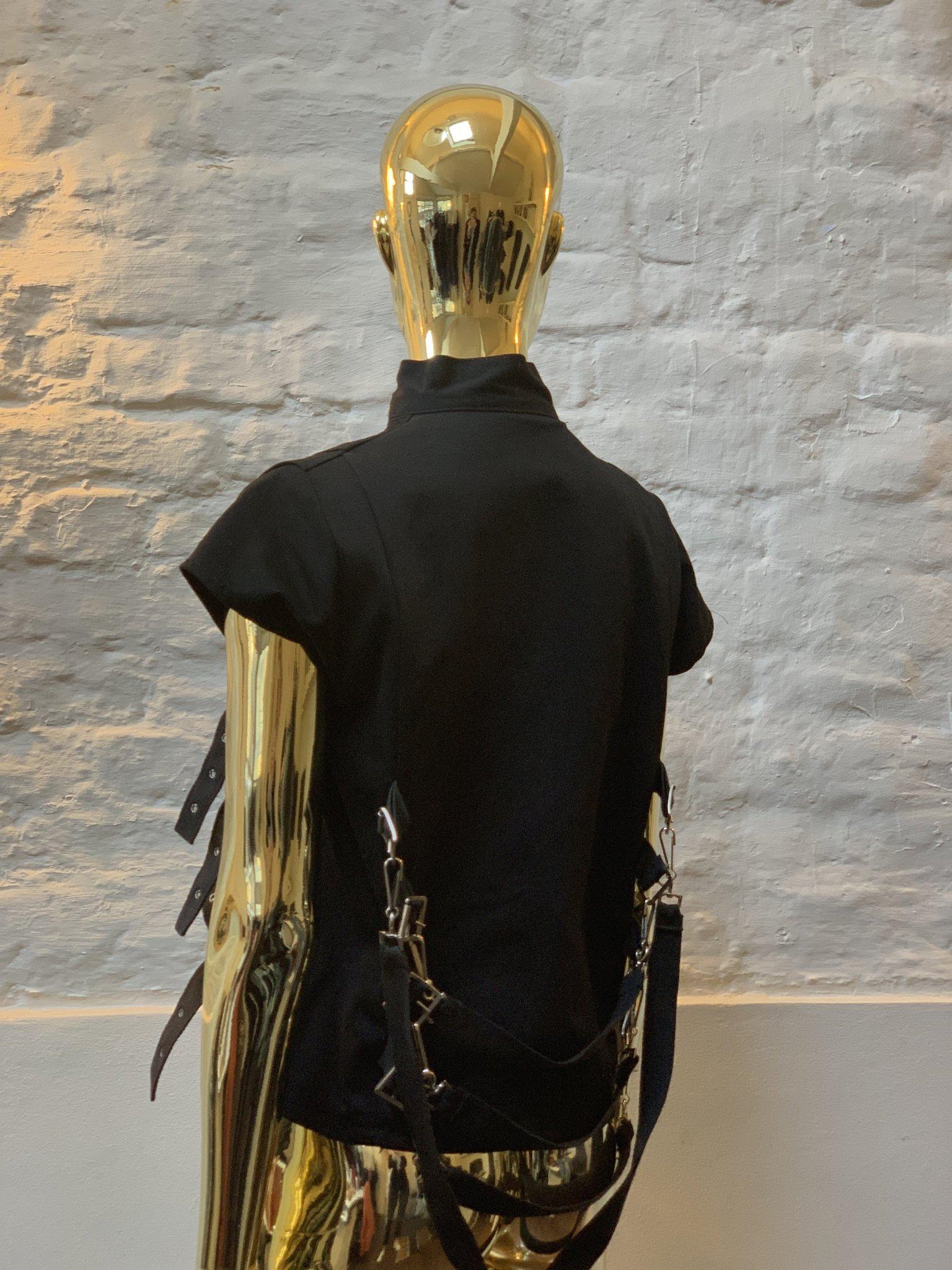 BOY LONDON Bondage Style Buckle Top In Excellent Condition In London, GB