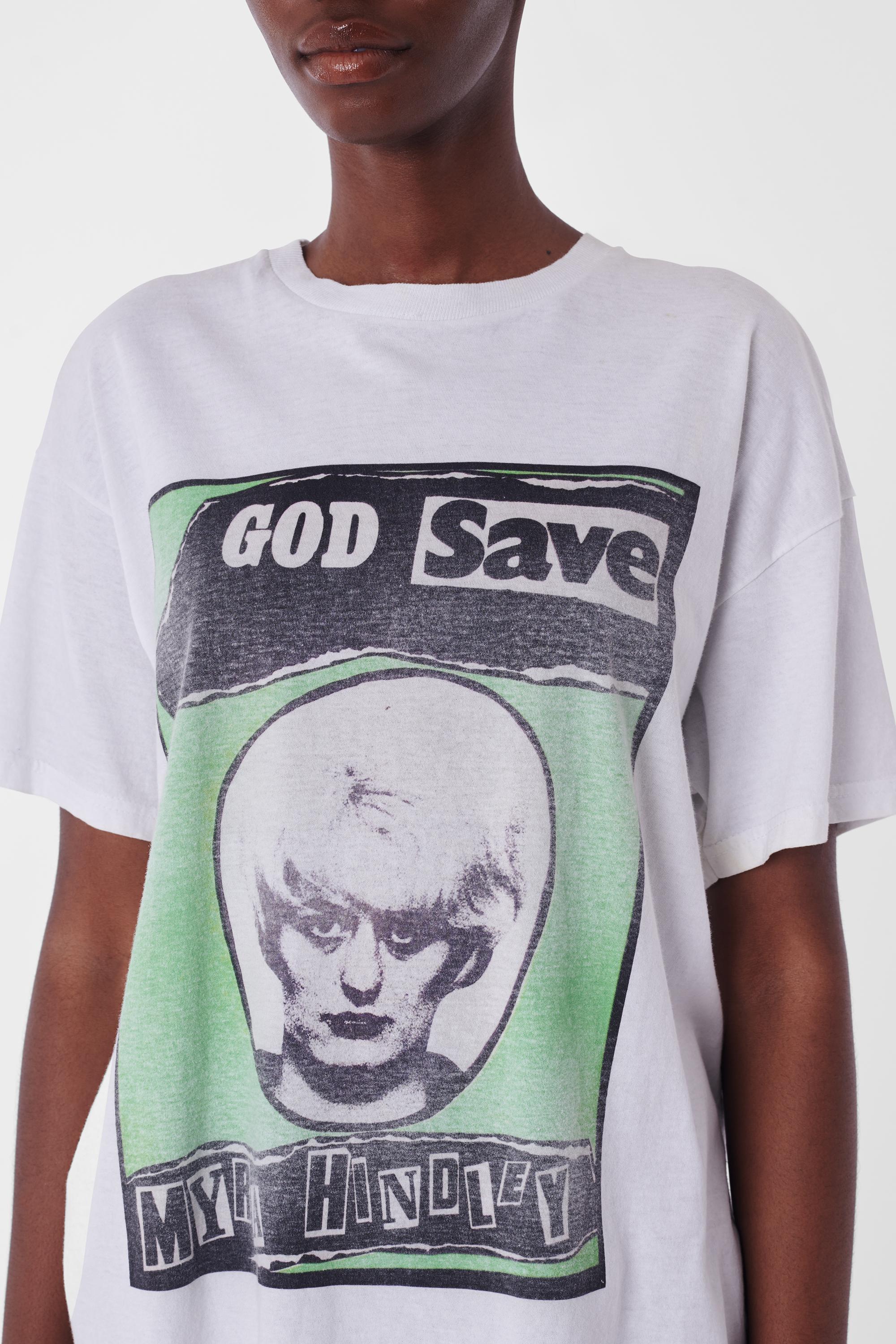 Women's or Men's Boy London Vintage Early 1980's God Save Myra Hindley T-shirt