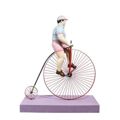 Boy Riding A High Bicycle Edition 11/25 documentée et signée par Sergio Bustamante
