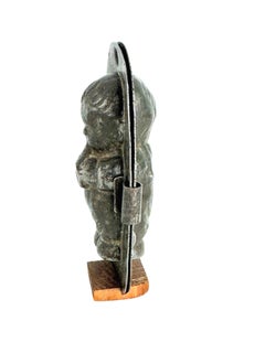 Boy With Trumpet Miniature Chocolate Mold Antique 1900s, German