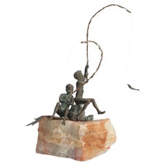 "Boys Fishing" by Curtis Jere