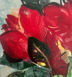 Tulipani. Pittura a guazzo, Astratto, Figurativo, Fiori, Arte polacca