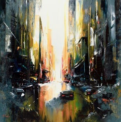 Energy of the City, Painting, Oil on Canvas