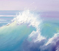 Gentle Poetry of the Morning Landscape, Painting, Oil on Canvas