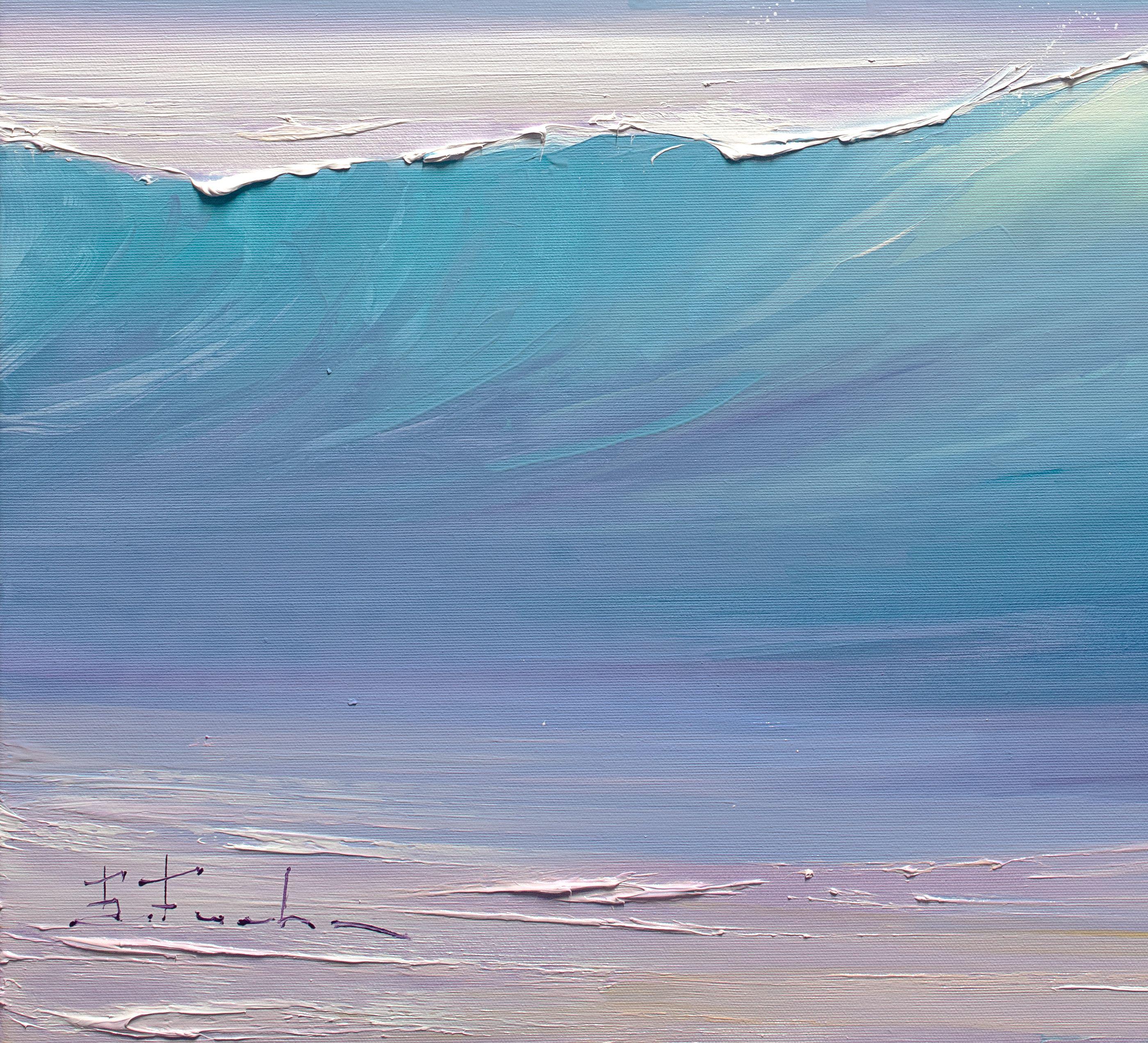 Gentle Poetry of the Morning Landscape, Painting, Oil on Canvas en vente 4
