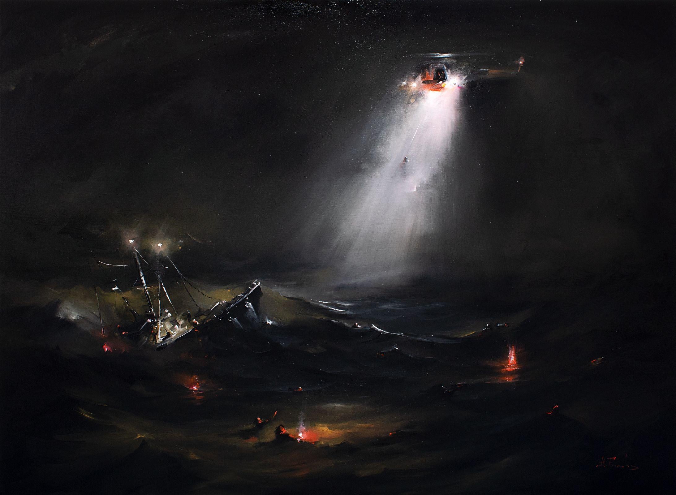 So Others May Live, Gemälde, Öl auf Leinwand – Painting von Bozhena Fuchs
