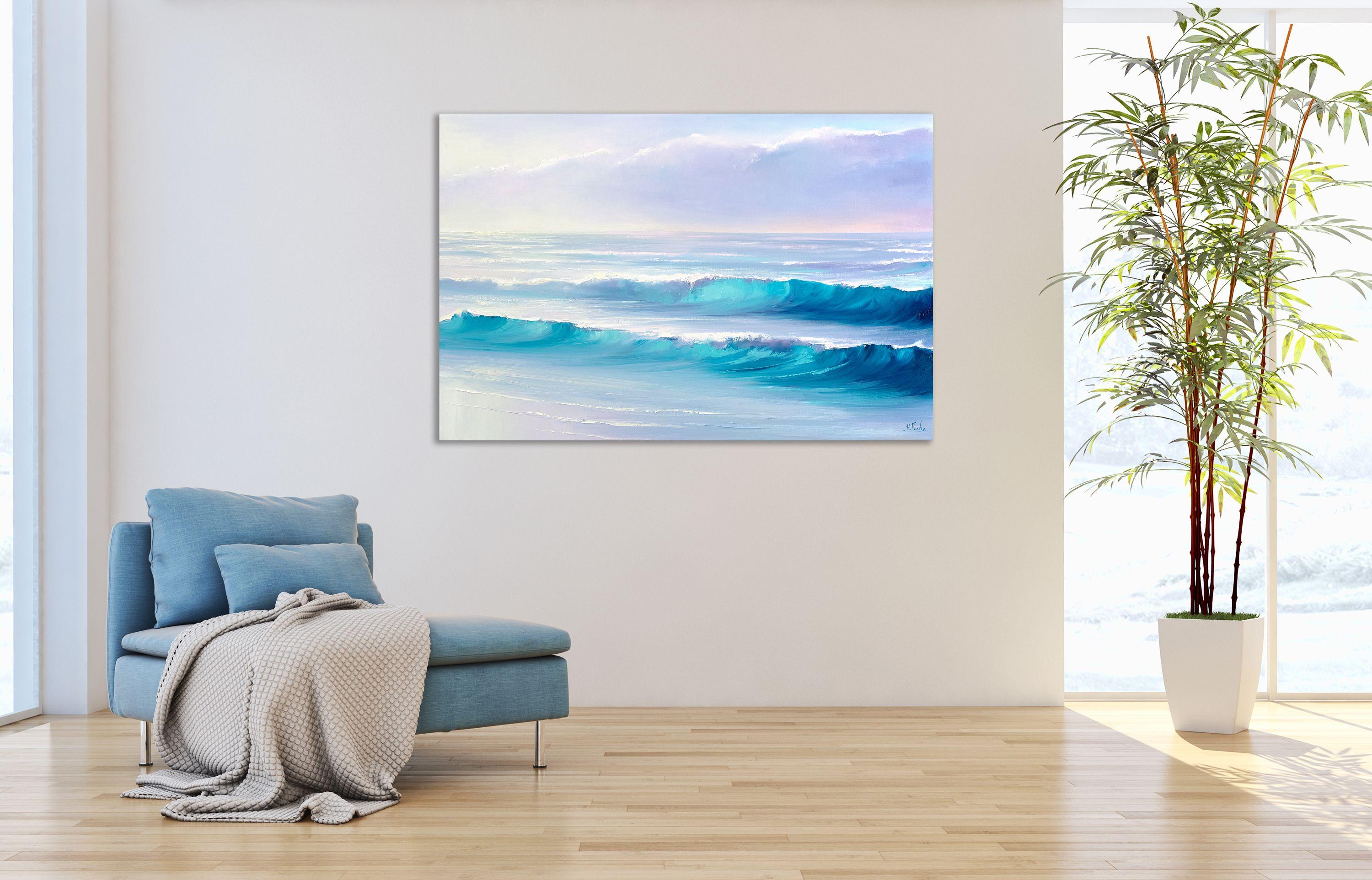 The Sound of the waves, Painting, Oil on Canvas 1