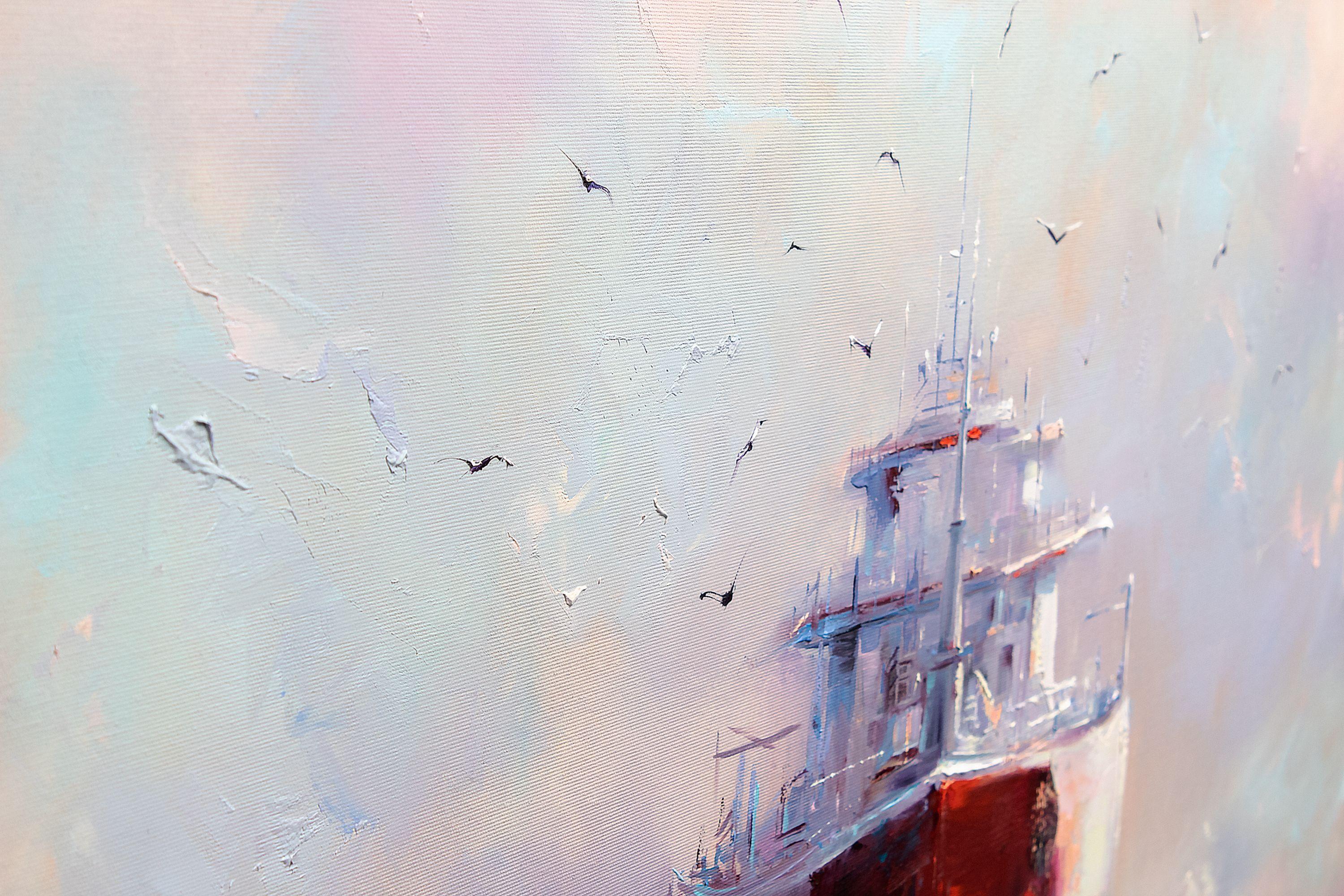 Through the Sunny Haze, Painting, Oil on Canvas For Sale 2