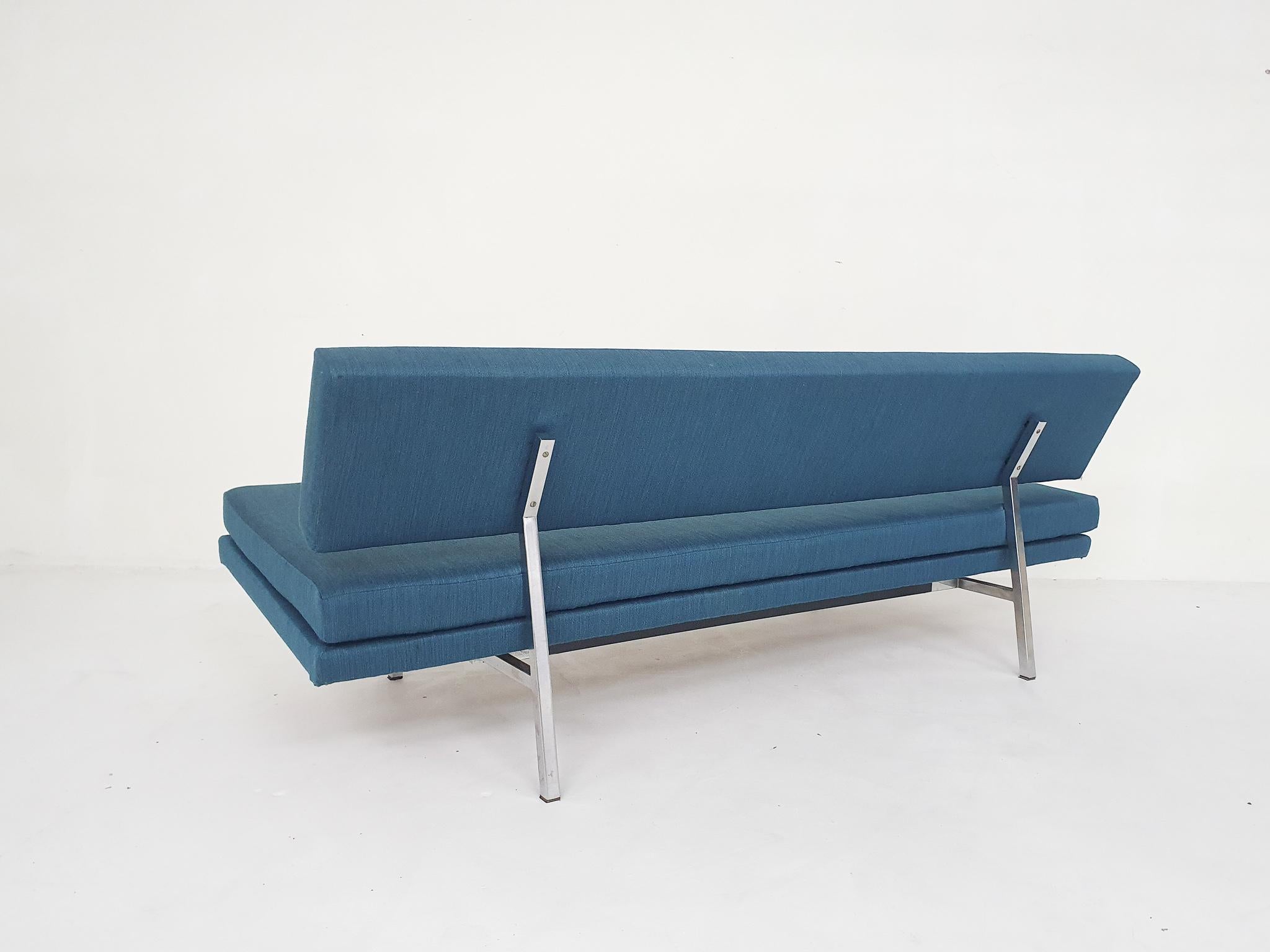 Metal BR 02 sleeper sofa by Martin Visser for ’t Spectrum, The Netherlands, 1958
