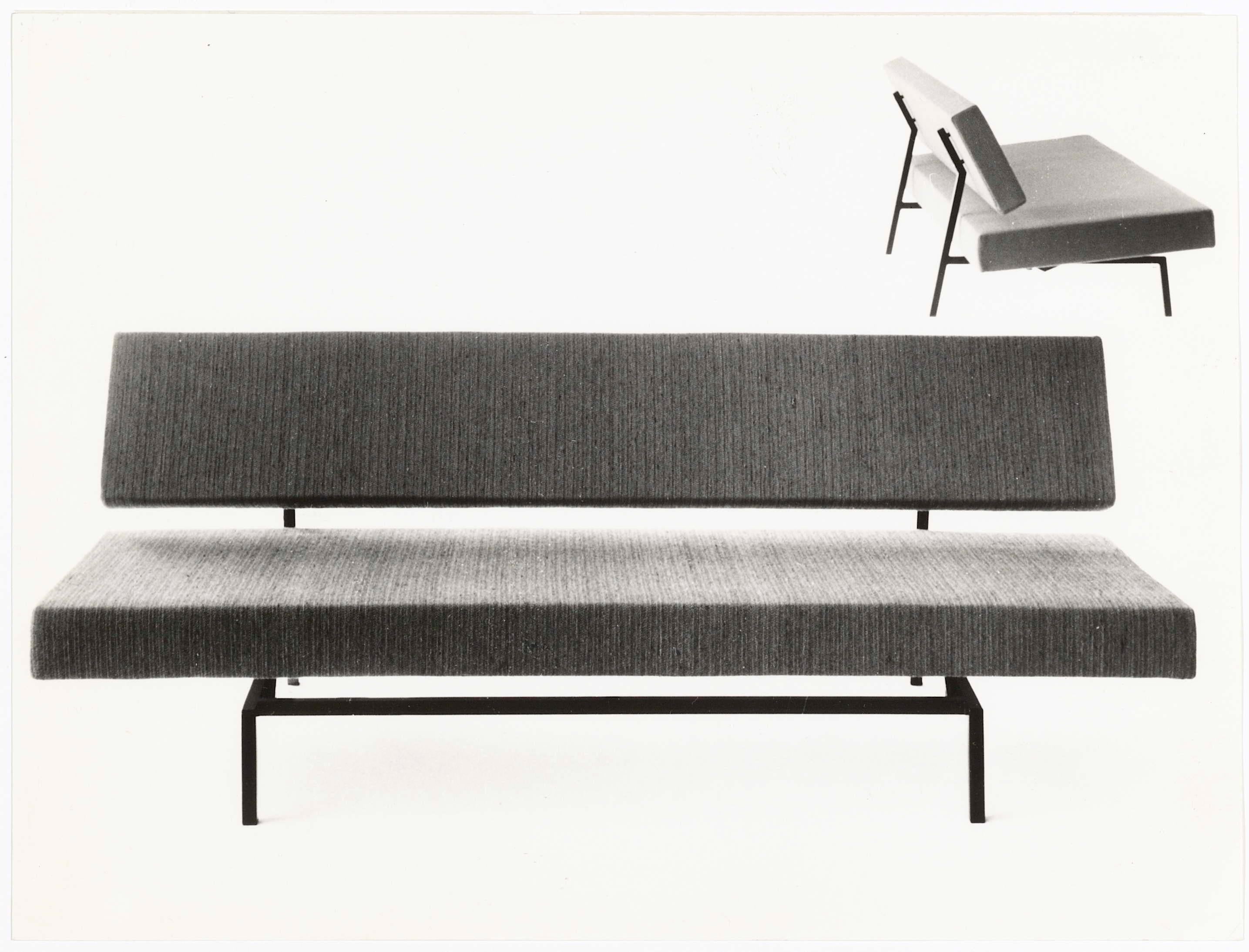 Mid-20th Century BR03 Bed Sofa by Martin Visser for 't Spectrum, the Netherlands, 1960s