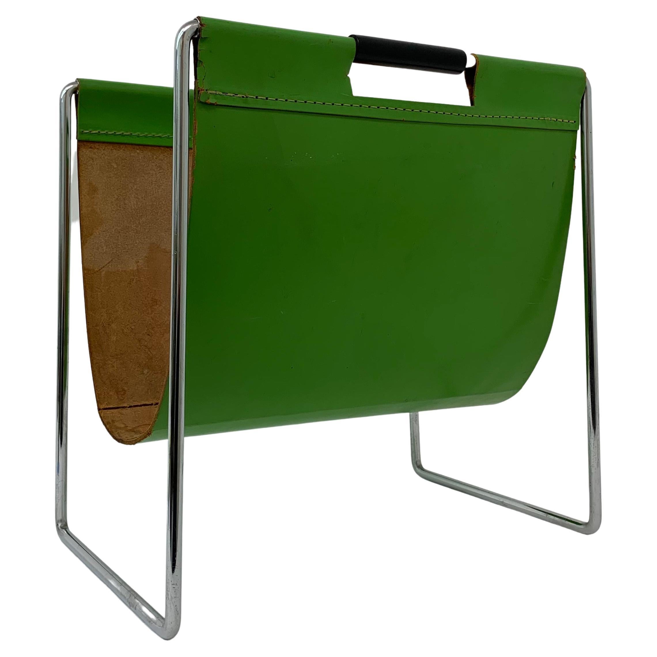 Woven Magazine Rack by Maria Kipp, Rare at 1stDibs