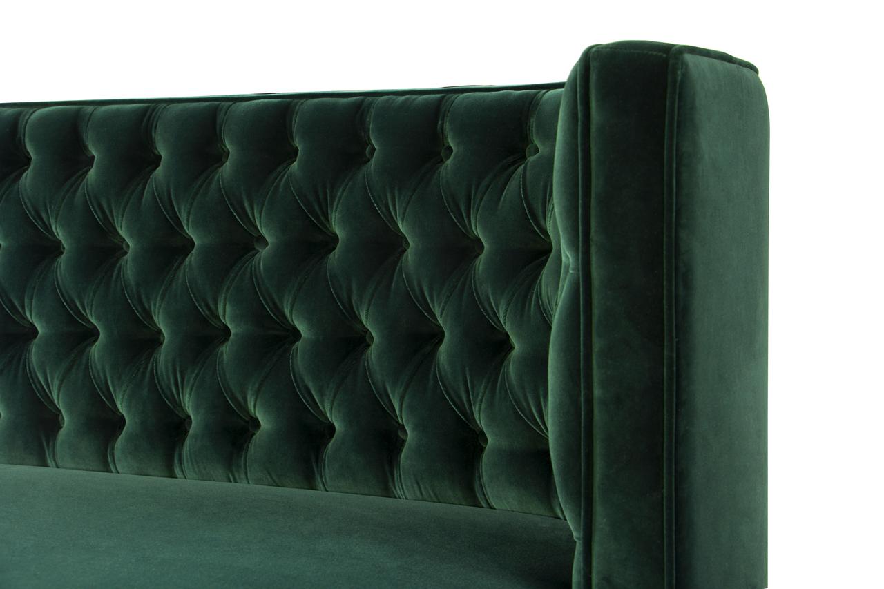 Mid-Century Modern Contemporary Bourbon Cotton Velvet Sofa by Brabbu For Sale