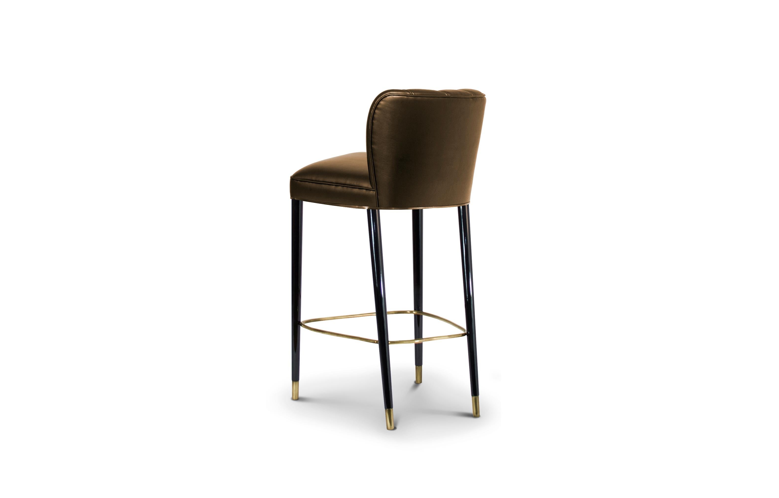 brass counter stool