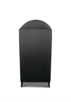 Contemporary Modern in Faux Leather Journey Armchair by BRABBU