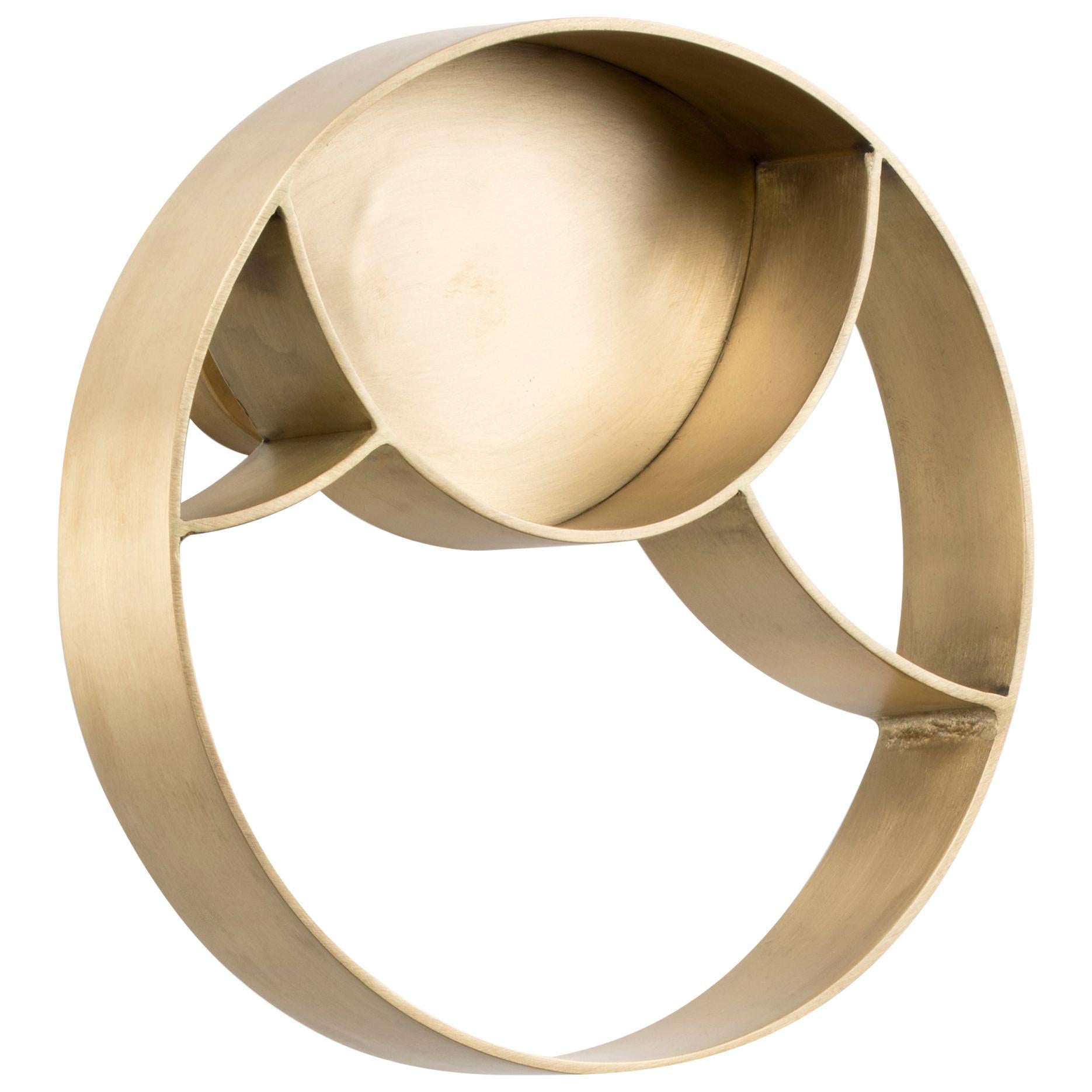Koi Towel Ring in Aged Brushed Brass