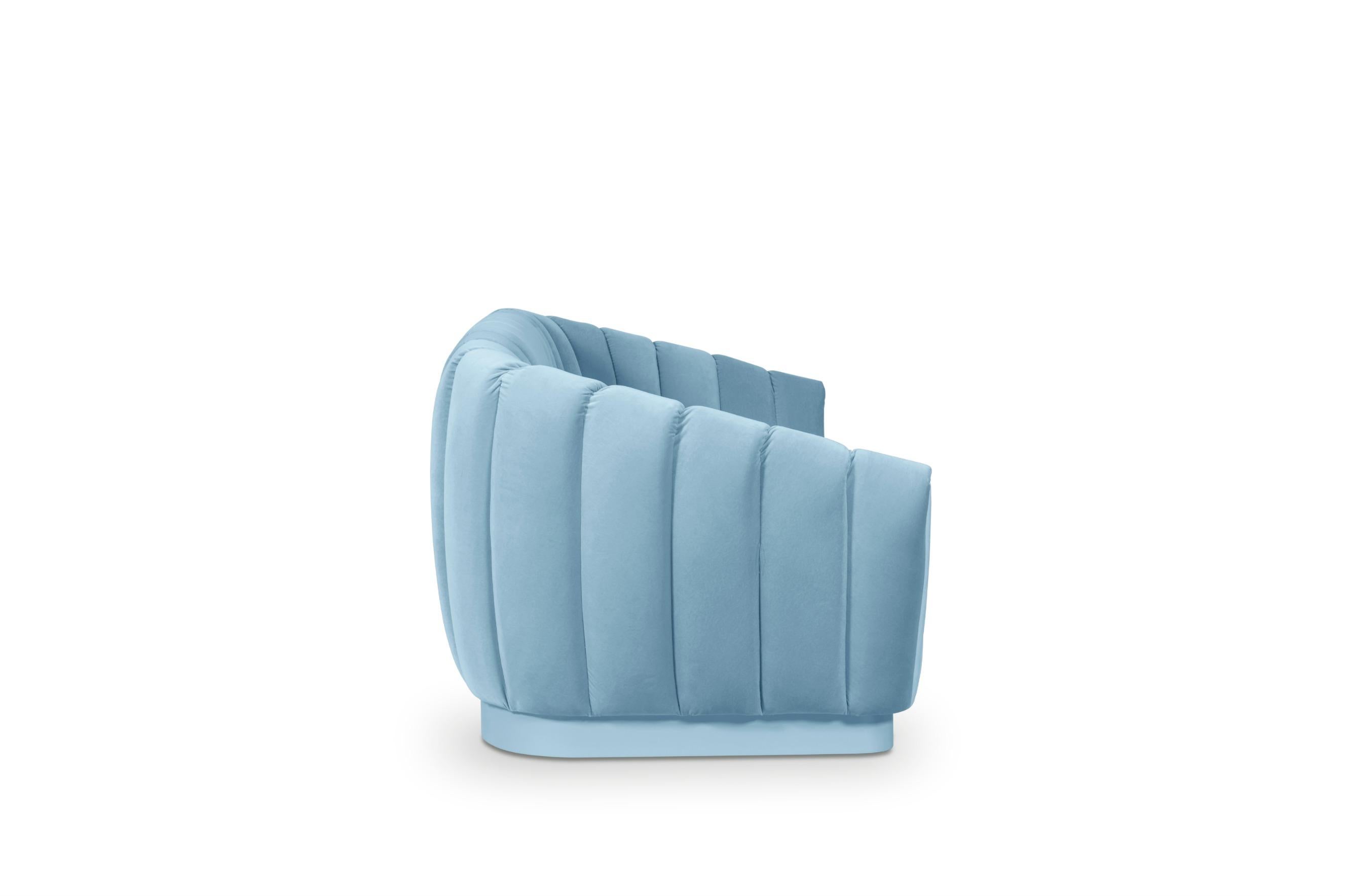 light blue sofas