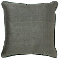 2 Brabbu Piccadilly Pillow in Green Linen