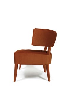 Zulu Armchair in Cotton Velvet