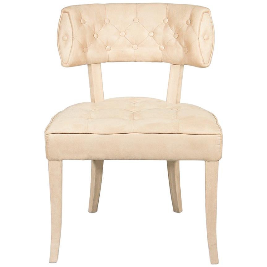 Modern Contemporary Zulu Fully Upholstered Legs Dining Chair in Brabbu  For Sale