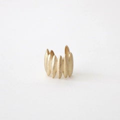 Bracciale a fascia, Argento 925, placcato in oro 18 kt., Optical