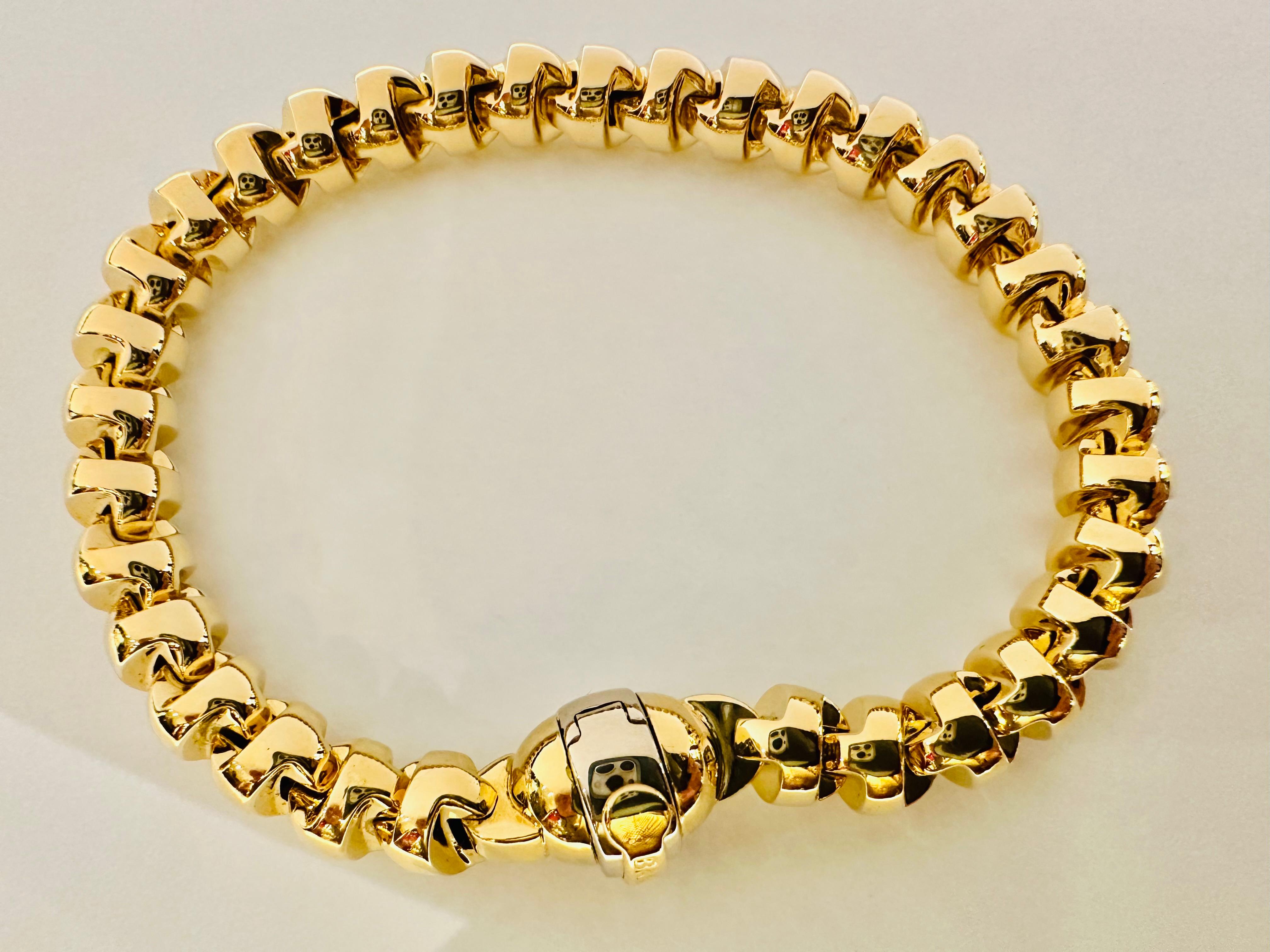 Bracciale Barakà in Oro Giallo 18kt – Edizione Limitata, Design Esclusivo In New Condition For Sale In Guidizzolo, IT