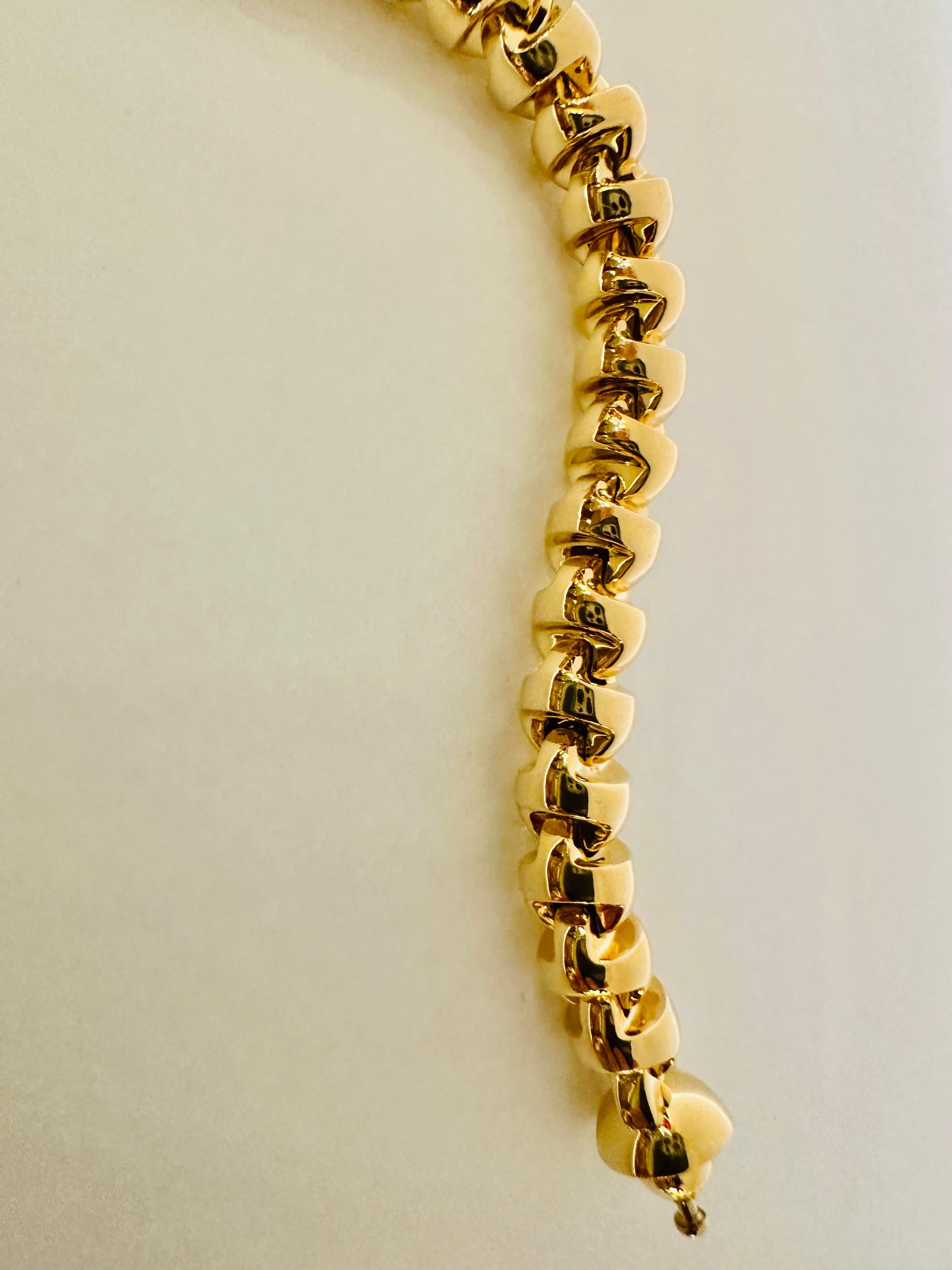 Women's or Men's Bracciale Barakà in Oro Giallo 18kt – Edizione Limitata, Design Esclusivo For Sale
