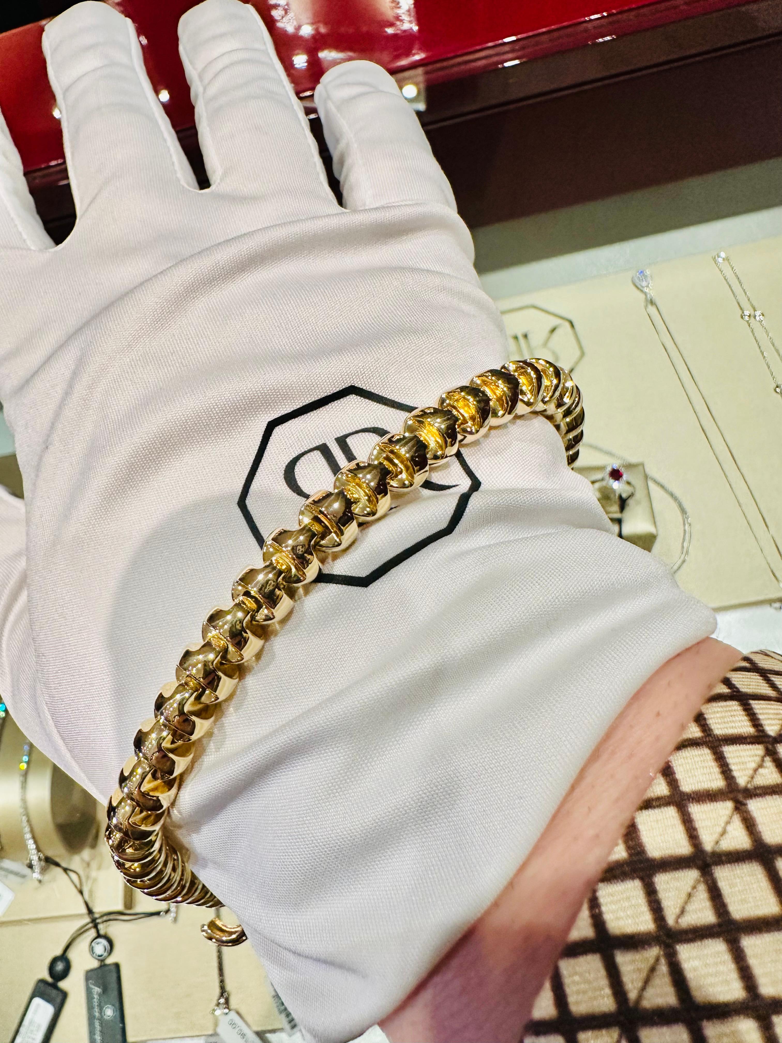 Bracciale Barakà in Oro Giallo 18kt – Edizione Limitata, Design Esclusivo For Sale 2