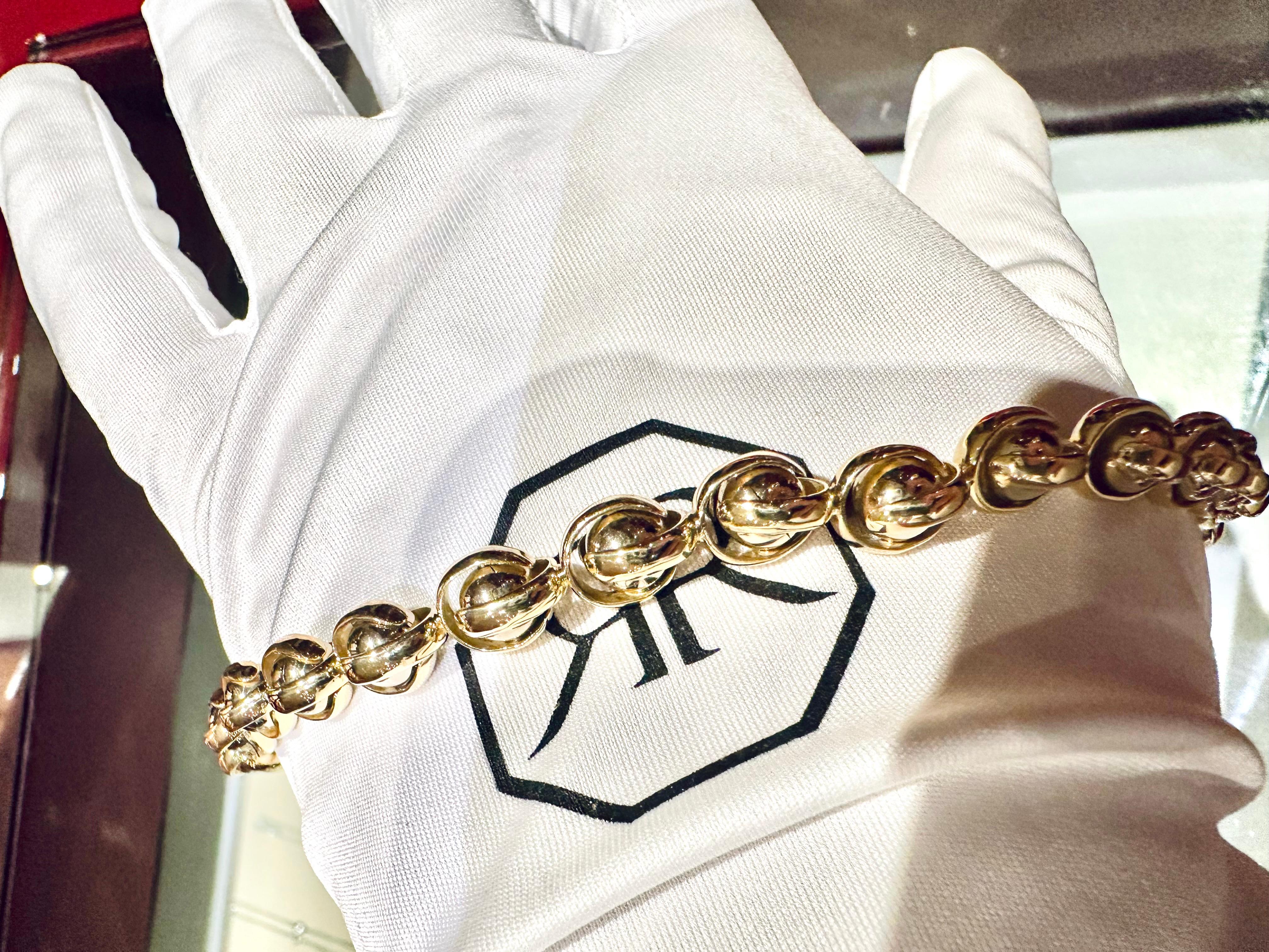 Bracciale Barakà uomo in Oro 18kt – Scultura di Design e Movimento For Sale 6