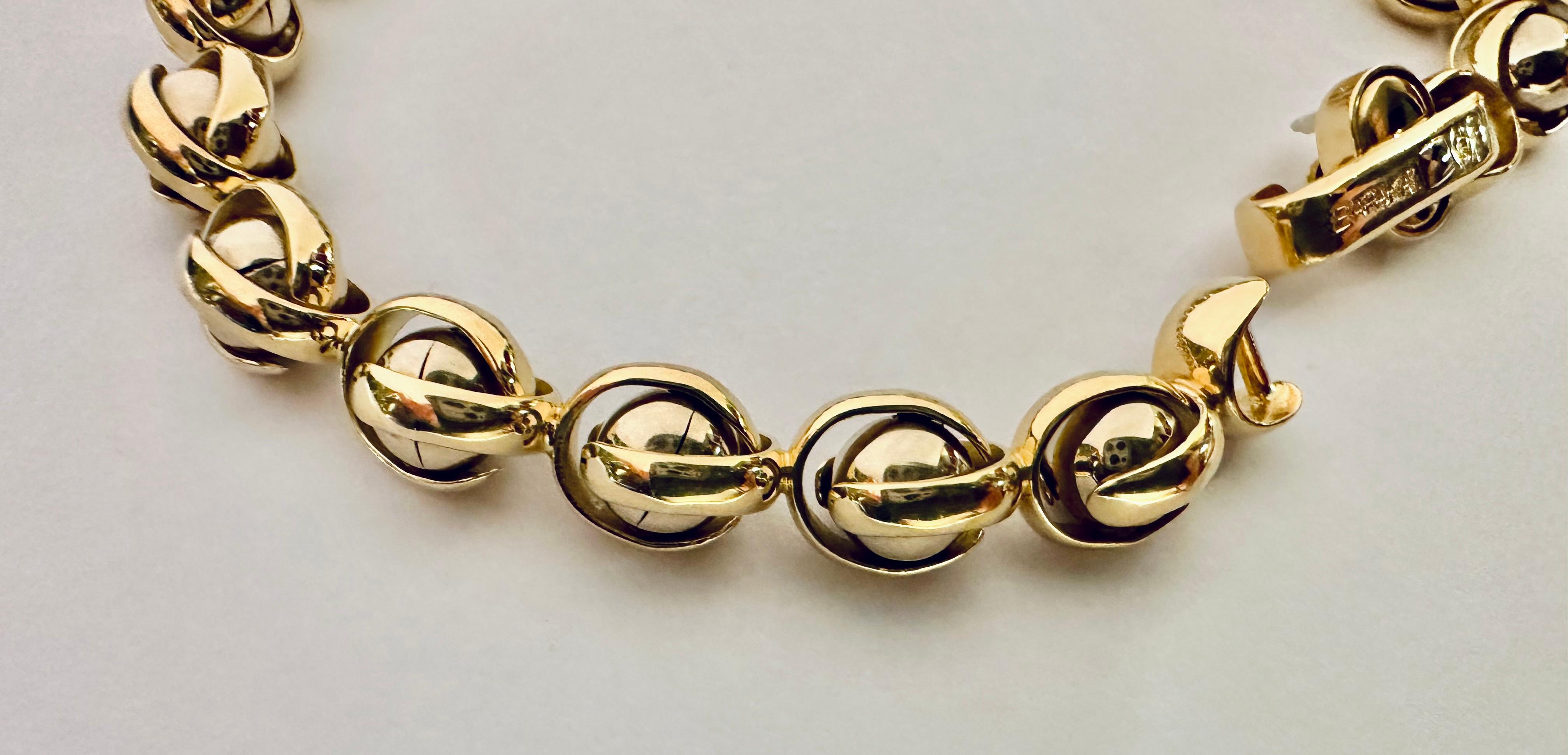 Bracciale Barakà uomo in Oro 18kt – Scultura di Design e Movimento For Sale 1