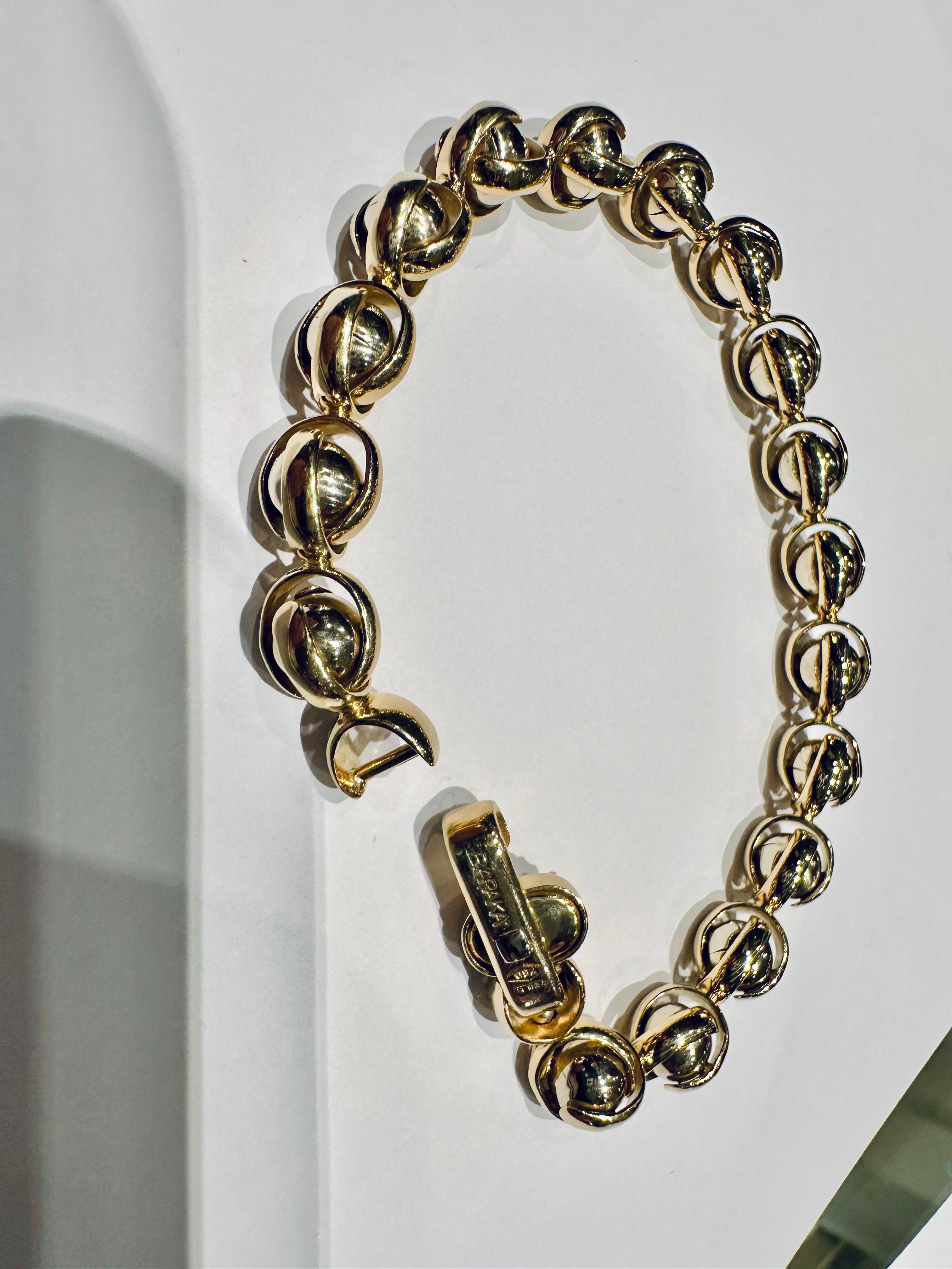 Bracciale Barakà uomo in Oro 18kt – Scultura di Design e Movimento For Sale 3