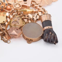 Bracciale "Charms" in oro 9k con ciondoli