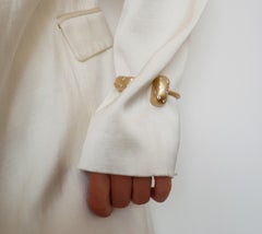 CZ Bold bracelet, 925 sterling silver, 18 kt. gold plated, Athena