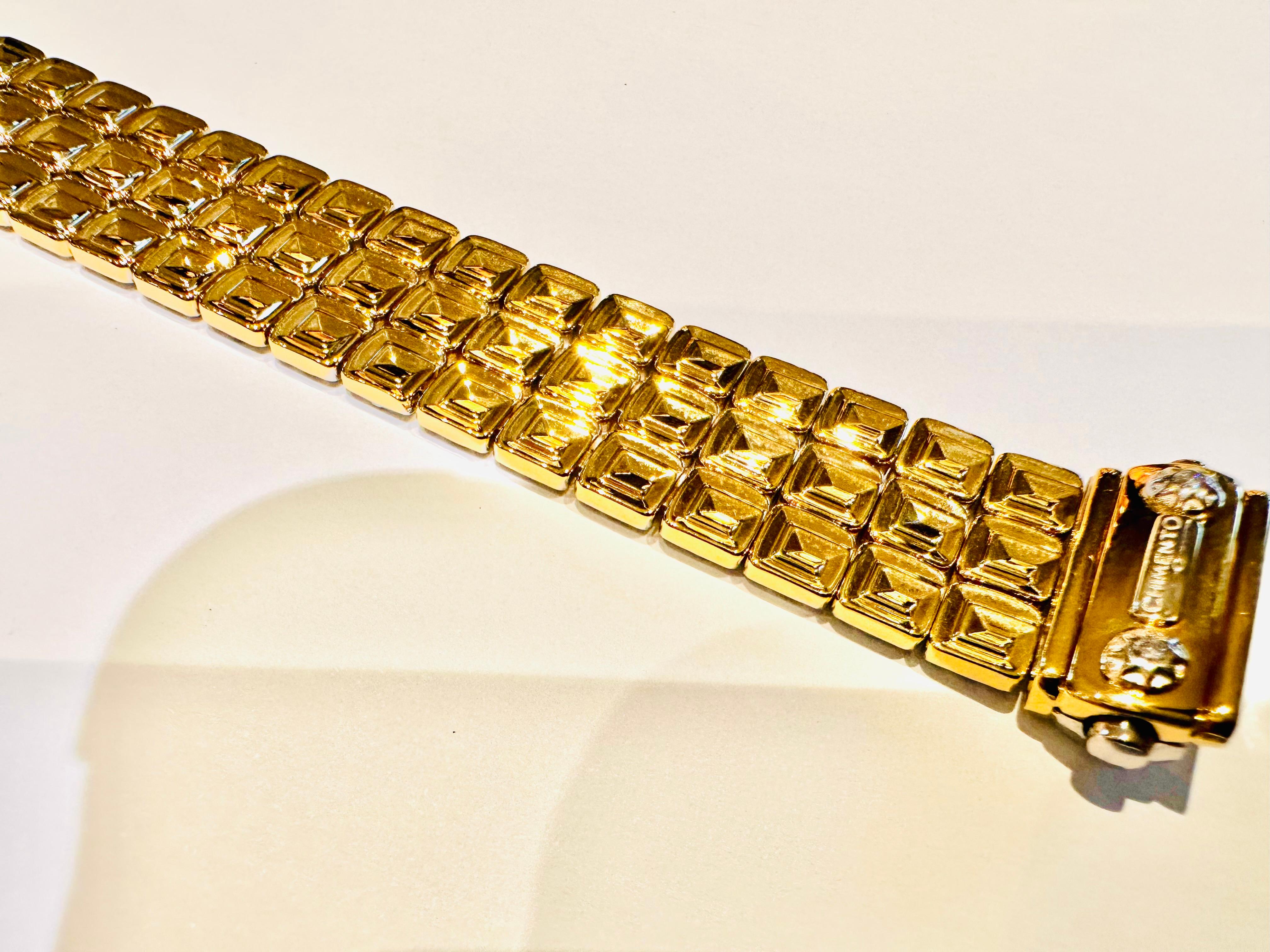 Chimento Bracelet double face en or jaune et blanc 18 ct  Unique en vente 2