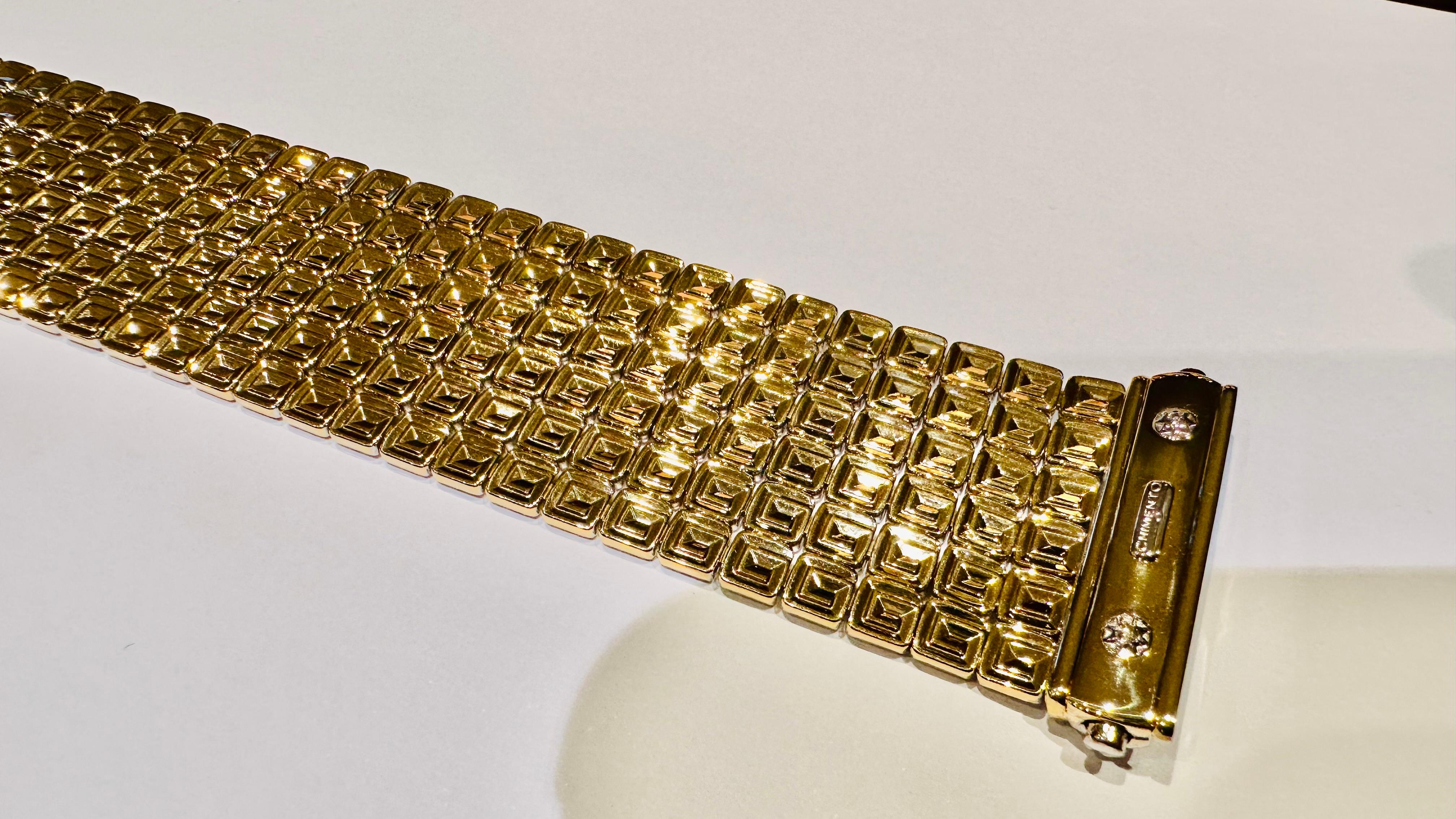 Chimento Bracelet double face en or jaune et blanc 18 ct  Unique en vente 4