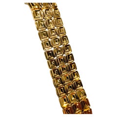 Bracciale Double Face Chimento in Oro Giallo e Bianco 18kt -  Unico