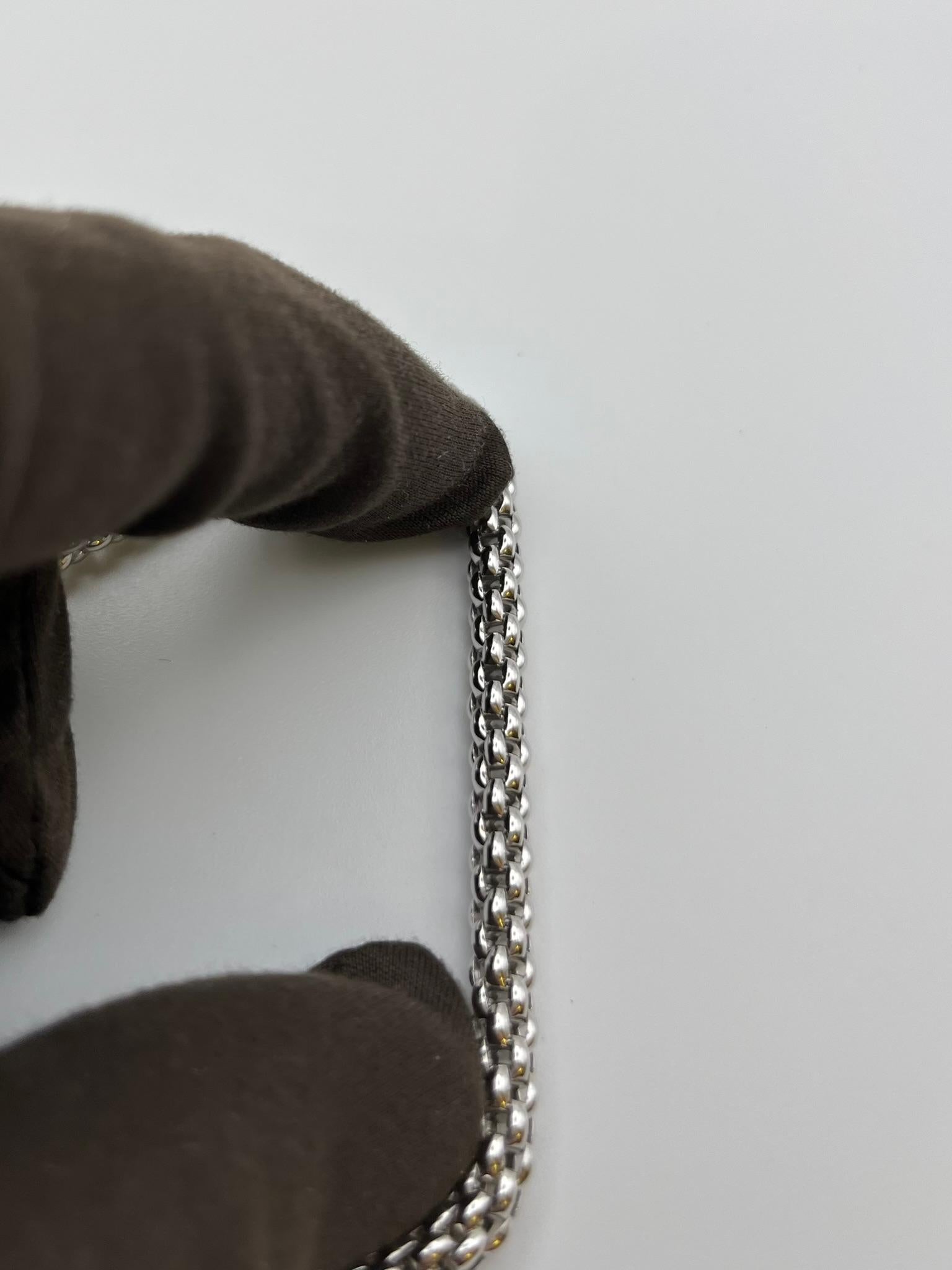 Bracelet Fope Flex'it en or blanc 18 carats avec diamants pavés en vente 4