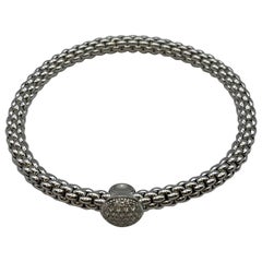 Fope Flex'it Armband aus 18 kt. Weißgold mit Pavé-Diamanten