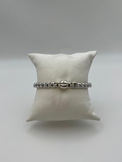 Bracelet Fope Flex'it en or blanc 18 carats.