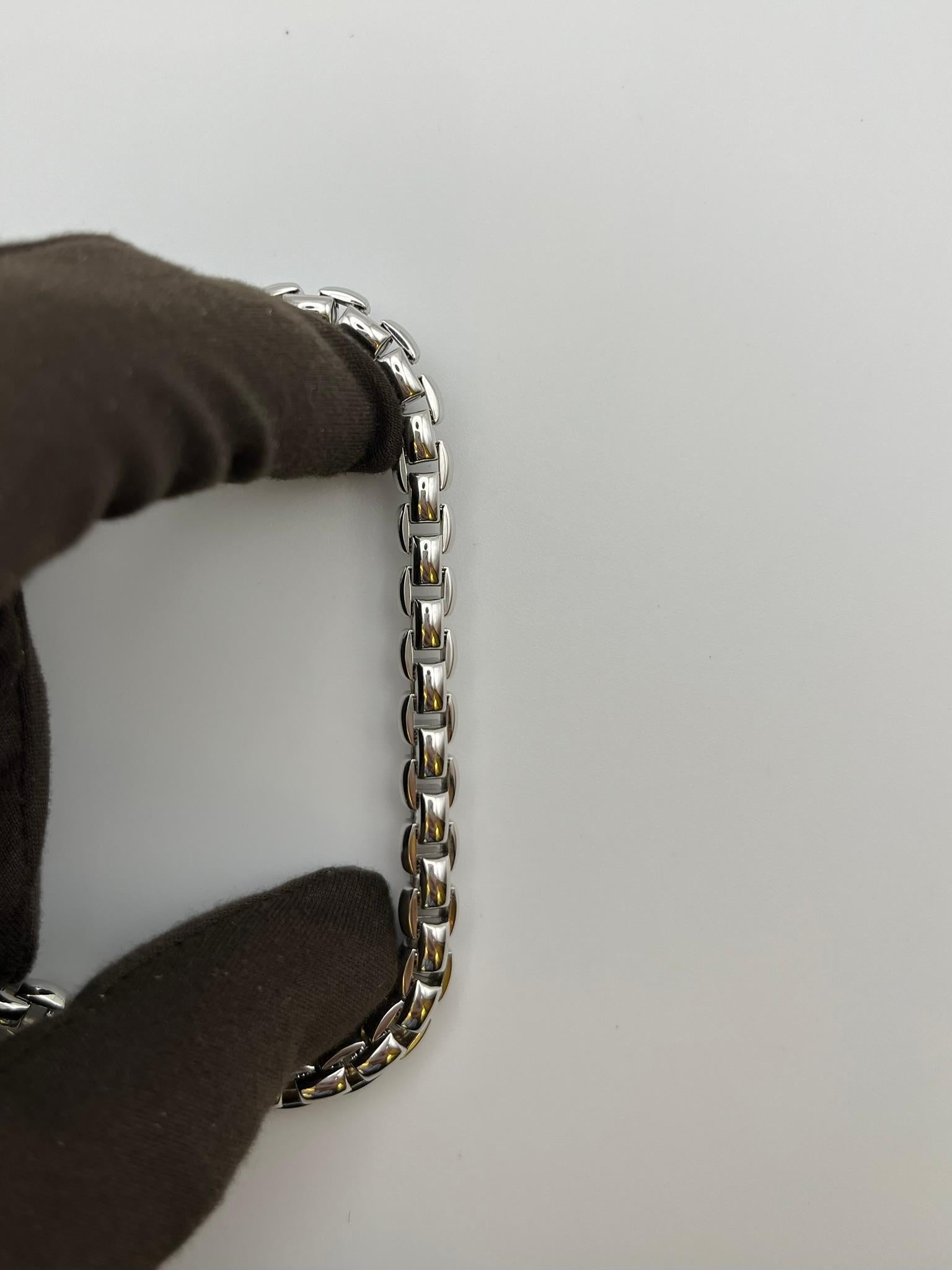 Fope Flex'it bracelet in 18 kt white gold. For Sale 4