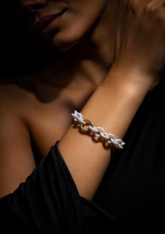 Bracciale in Ceramica Bianca - Sammlung BONBON *