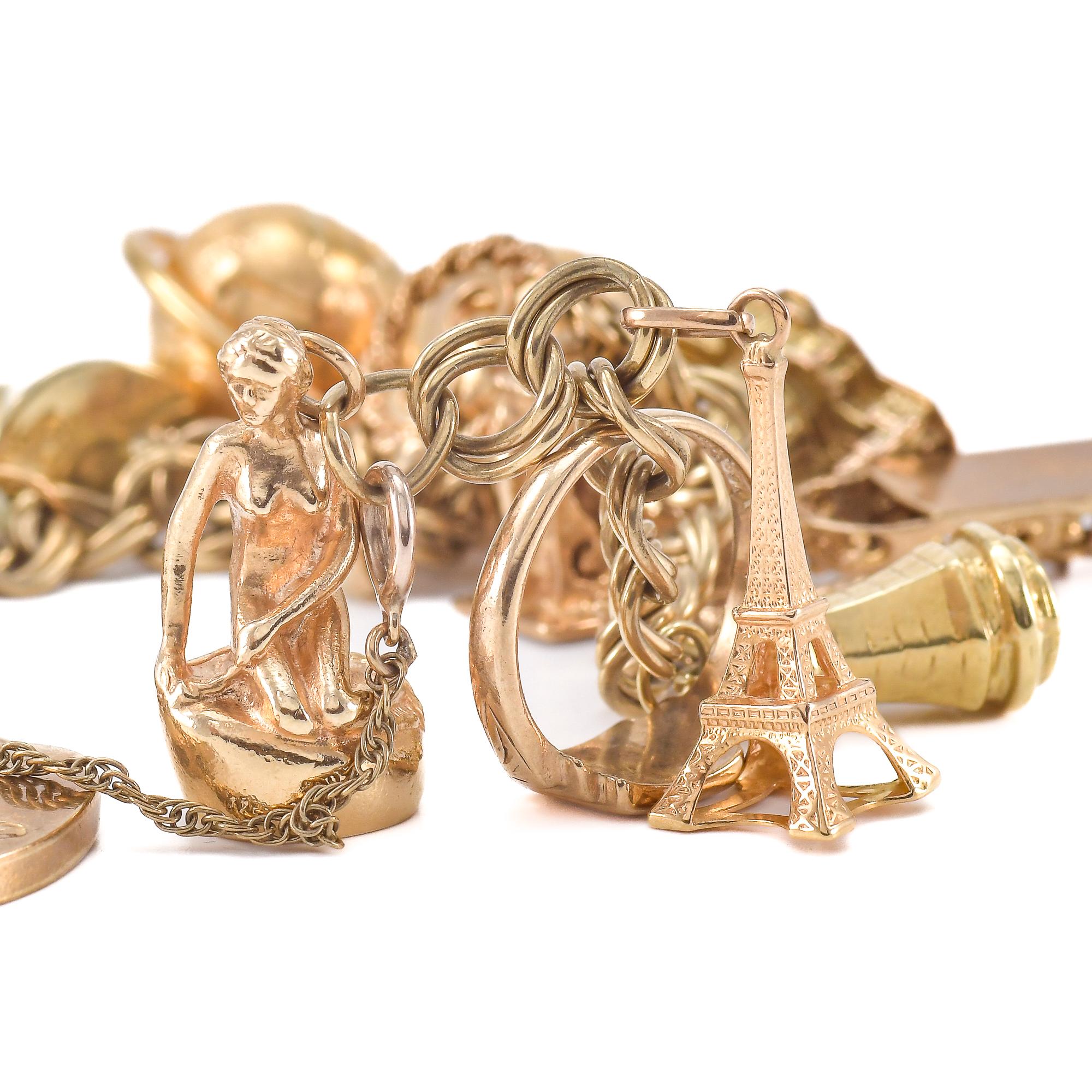 Art Déco Bracciale in oro 9k a 