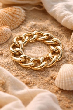 Bracciale in Oro Giallo 18 kt – Collezione Classic Groumette Maglia M *