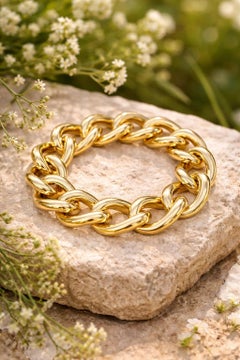 Bracciale in Oro Giallo 18 kt - Collezione Classic Groumette Maglia S*