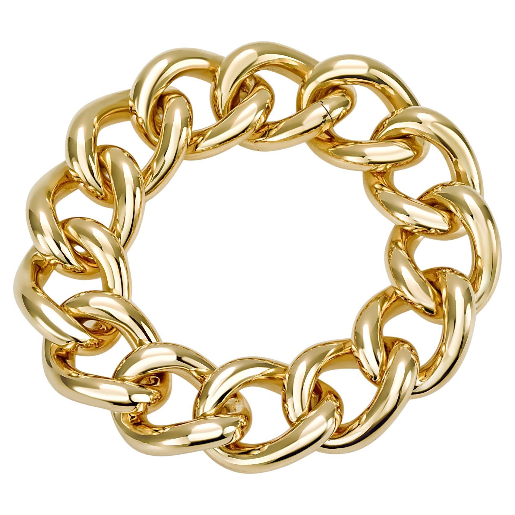 Bracciale in Oro Giallo 18 kt – Collezione Classic Groumette Maglia S *