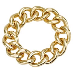 Bracciale in Oro Giallo 18 kt - Collezione Classic Groumette Maglia S *