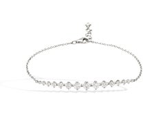 LIGHT bracelet in white gold and brilliant-cut diamonds