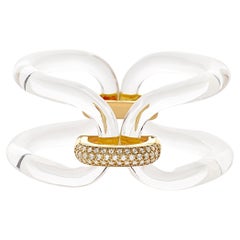 Bracciale MICHELETTO Plexiglass Argento Rodiato e Zirconi