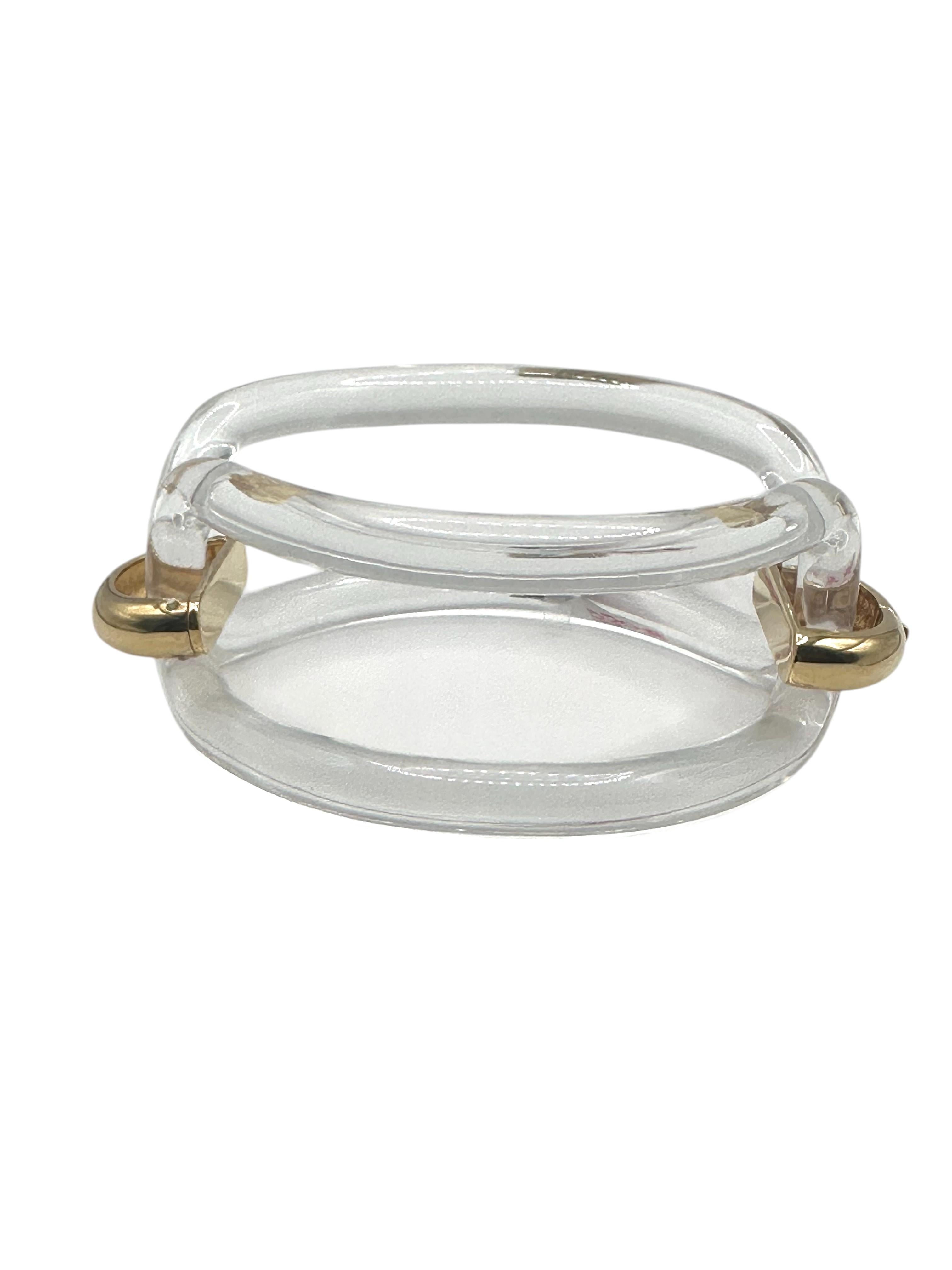 Bracciale MICHELETTO Plexiglass e Argento Dorato Neuf - En vente à Milano, Lombardia