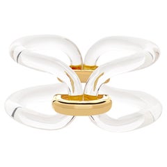 Bracciale MICHELETTO Plexiglass e Argento Dorato