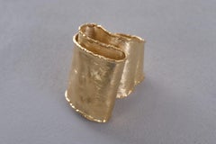 Gioielli Dalla Terra 24K Gold-Plated Silver Cuff Bracelet, Italy
